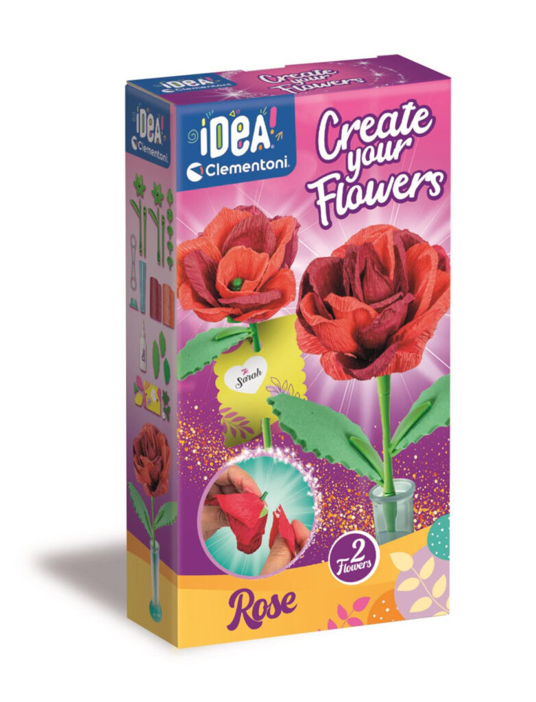 Flower Rose Clementoni pysselset 2 delar