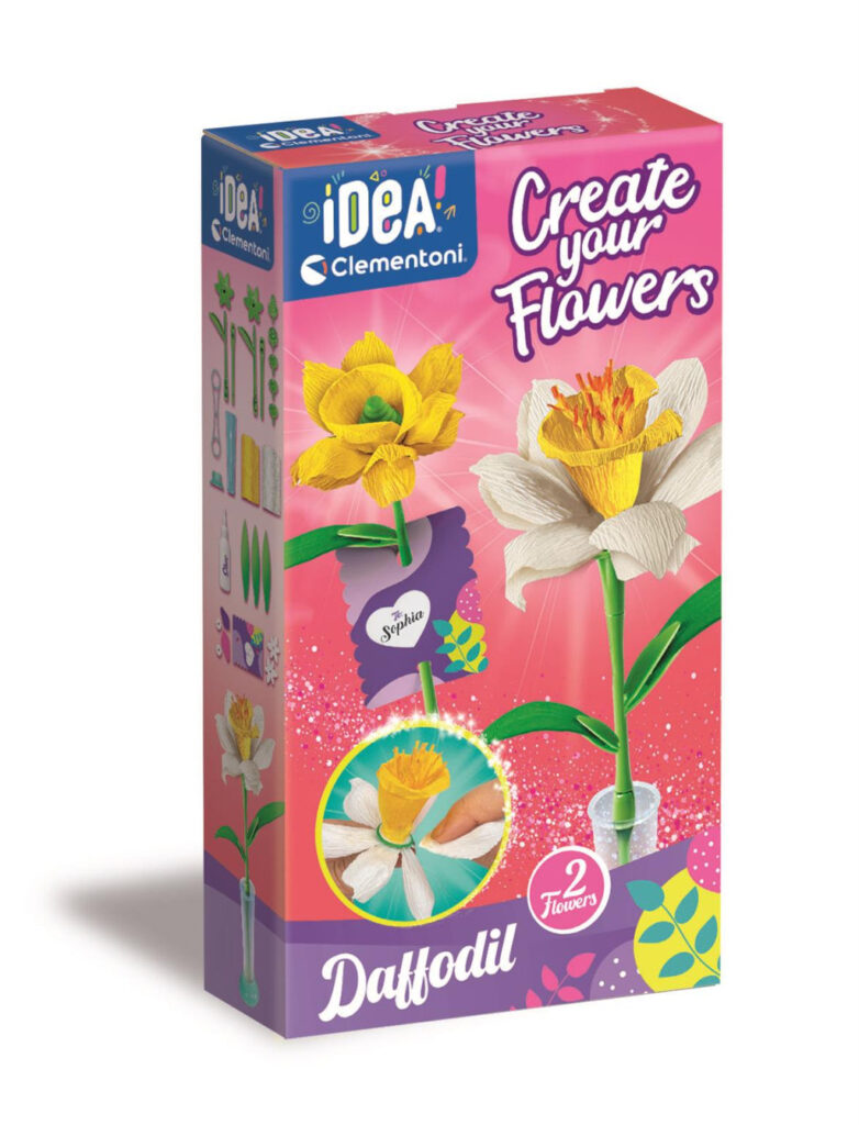 Flower Daffodils Clementoni 2-delat pysselset