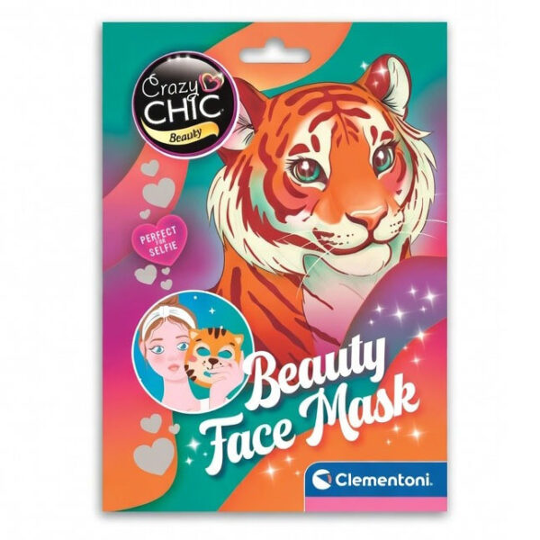 Crazy Chic Tiger Clementoni Ansiktsmask