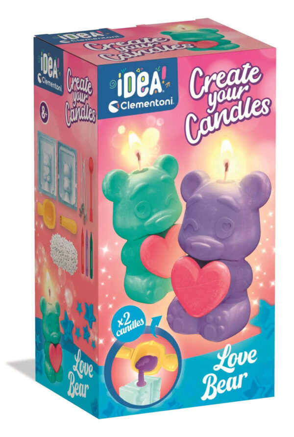 Colour Love Teddy Ljusstöpningsset Clementoni