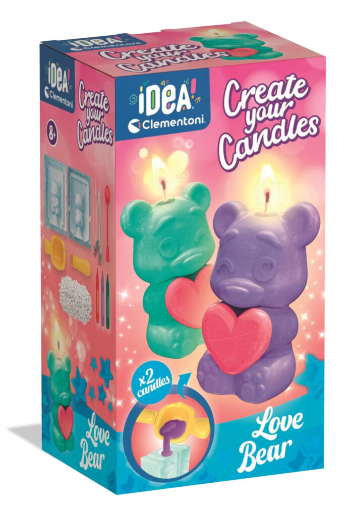 Colour Love Teddy Ljusstöpningskit Clementoni