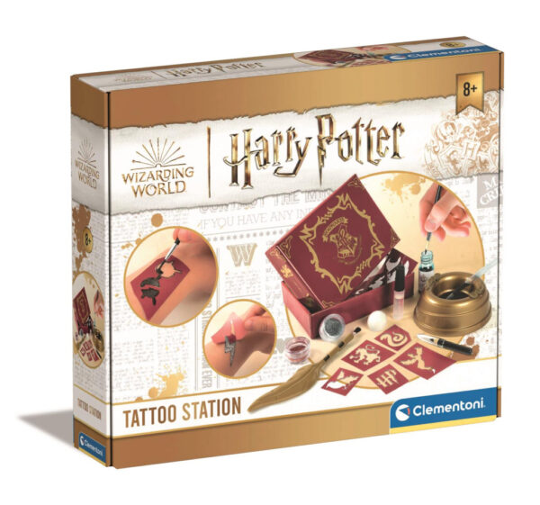 Harry Potter Hogwarts Clementoni tatuering set