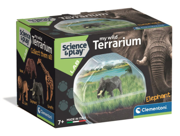Animals Elefant Mini Terrarium Clementoni 15 x 10 cm