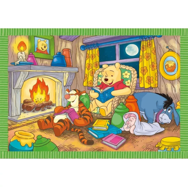 Disney Nalle Puh Fun Days Forever 4-i-1 pussel Clementoni - Bild 3