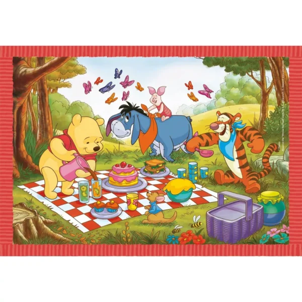 Disney Nalle Puh Fun Days Forever 4-i-1 pussel Clementoni - Bild 4