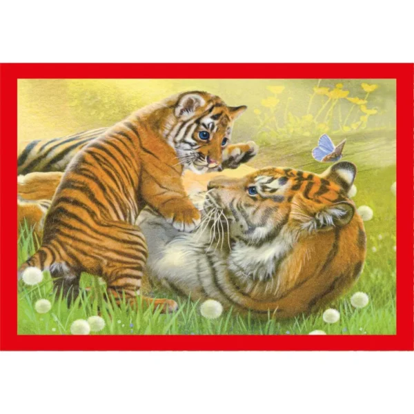 Animals Baby Cuddles 4 i 1 pussel Clementoni - Bild 5