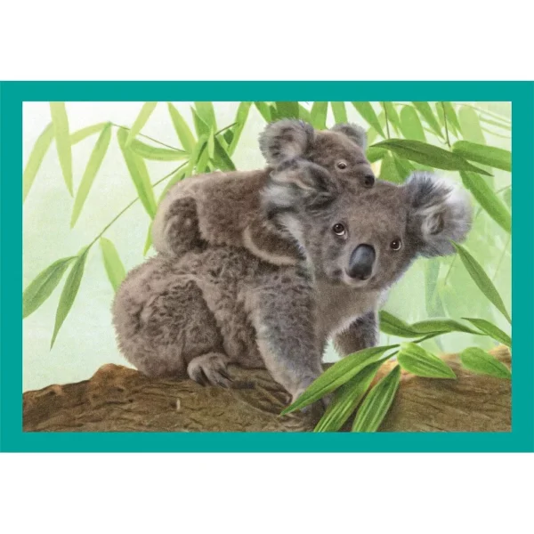Animals Baby Cuddles 4 i 1 pussel Clementoni - Bild 2
