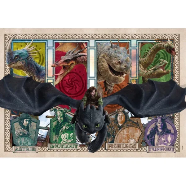 How To Train Your Dragon Mystic Skies pussel 300 bitar Clementoni - Bild 2