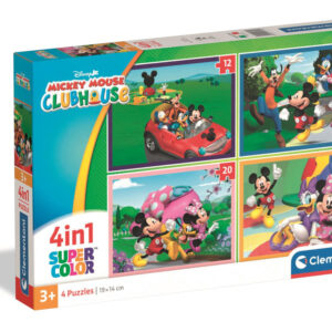 Disney Mickey Pixar Clubhouse 4-i-1 pussel Clementoni