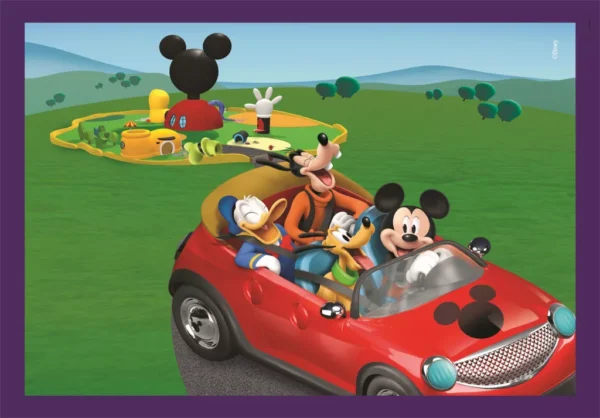 Disney Musse Pigg Pixar Clubhouse 4-i-1 pussel Clementoni - Bild 2