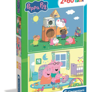 Greta gris Family Fun 2x60-bitars pussel Clementoni