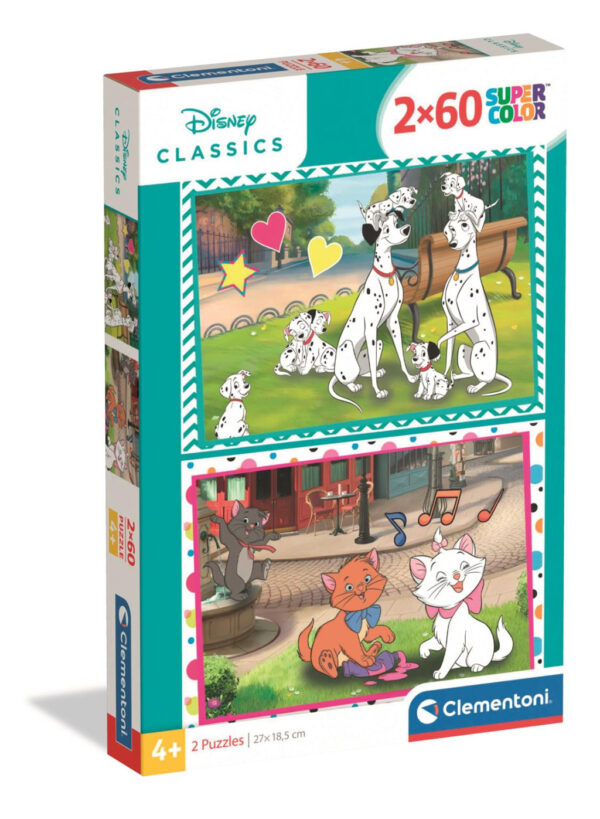 Disney Classics Love 2x60 bitars pussel Clementoni