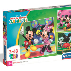 Disney Mickey Clubhouse 3x48 pcs Clementoni puzzle