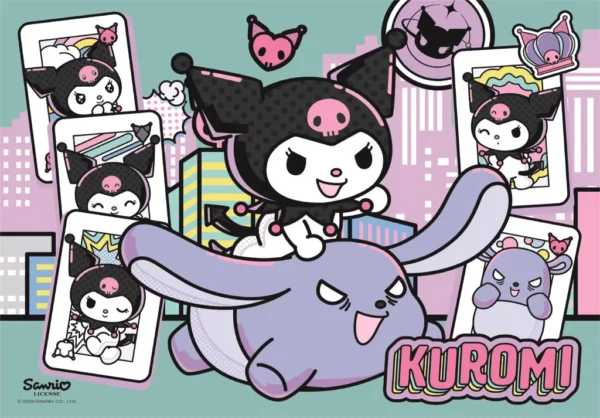 Hello Kitty Kuromi 104-bitars Clementoni pussel 38x27 cm - Bild 2
