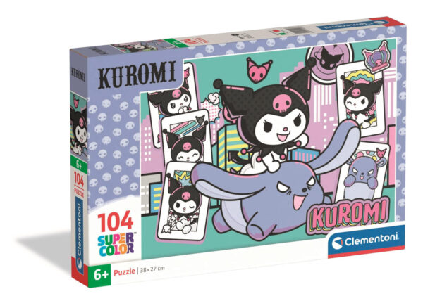 Hello Kitty Kuromi 104-bitars Clementoni pussel 38x27 cm