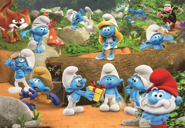 Smurfarna Forest pussel 104 bitar Clementoni - Bild 2