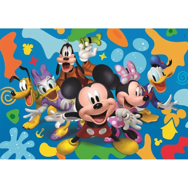Disney Musse Pigg Colorsplash pussel 104 bitar från Clementoni - Bild 2