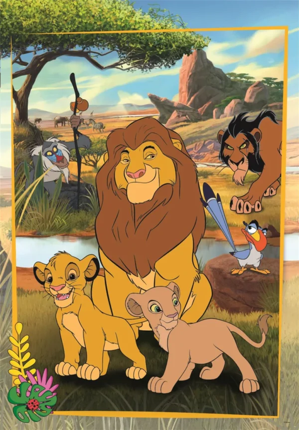 Disney Lejonkungen Savannah Stories 60 bitars maxi-pussel Clementoni - Bild 2