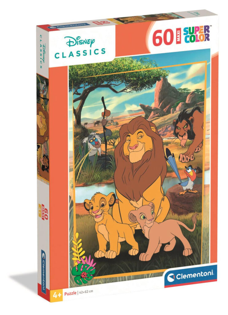 Disney Lejonkungen Savannah Stories 60 bitars maxi-pussel Clementoni