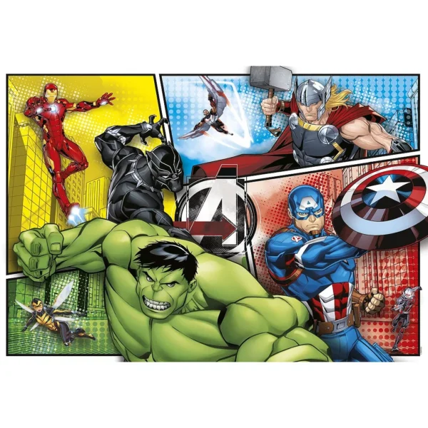 Avengers pussel i seriestil, 104 bitar från Clementoni - Bild 2