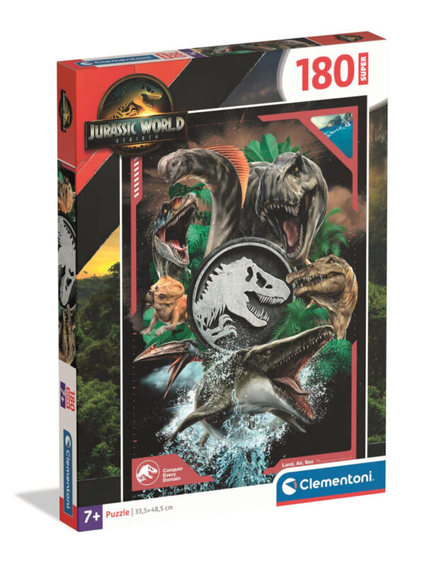 Jurassic World Dominance 180-bitars Clementoni pussel