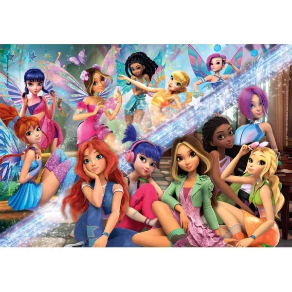 Winx Club Pussel 180 Bitar – Fairy Glam Clementoni - Bild 2