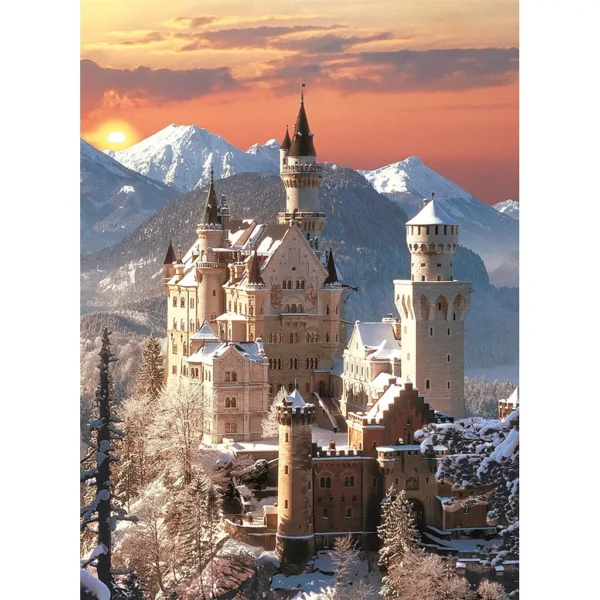 Cities Neuschwantein Tyskland 1500-bitars kompakt pussel Clementoni - Bild 2