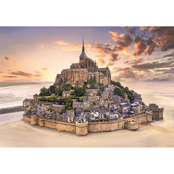 Cities Mont-Saint Michel Frankrike 1500-bitars pussel Clementoni - Bild 2