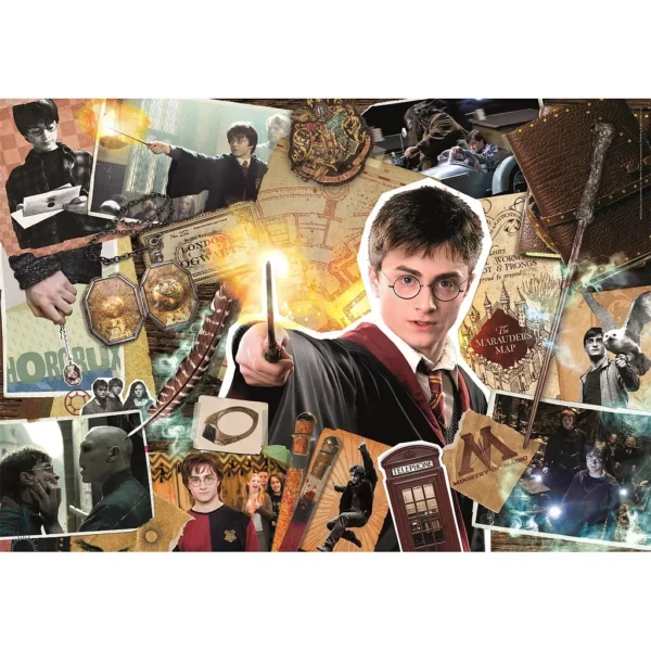 Harry Potter Scrapbook 1500-bitars kompakt pussel Clementoni - Bild 2