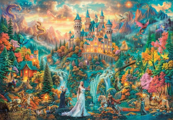 Fantasy Legend of the Hidden Empire 2000 bitars pussel Clementoni 98x67 cm - Bild 2