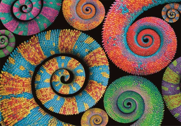 Colour Curly Tails 500 bitars kompakt pussel Clementoni - Bild 2