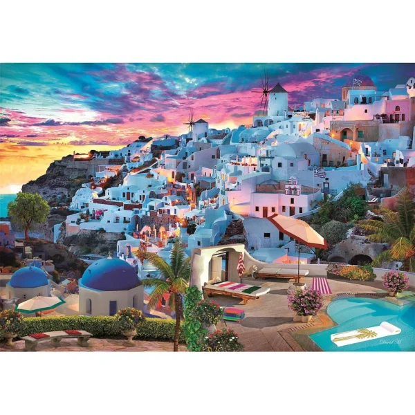 Cities View Greece 500 bitars pussel Clementoni - Bild 2