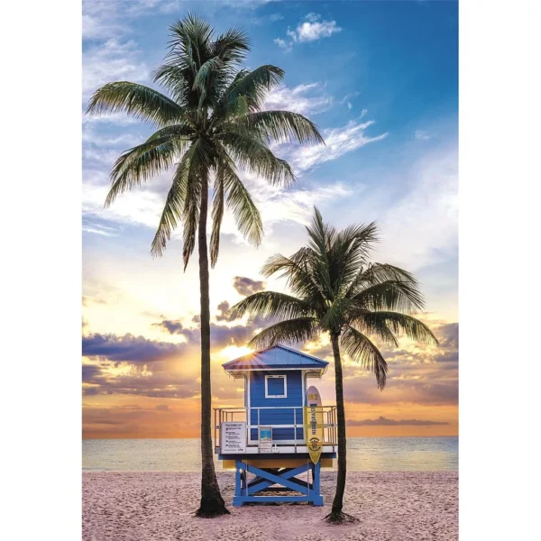 Cities Miami Beach Florida 500-bitars kompakt pussel Clementoni - Bild 2