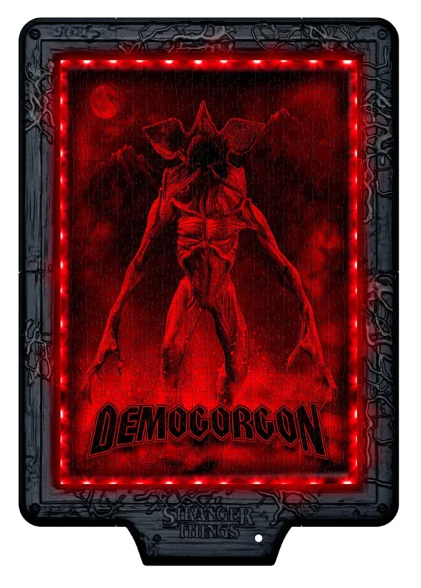 Stranger Things The Demogorgon 520-bitars pussel med LED-ram Clementoni - Bild 4