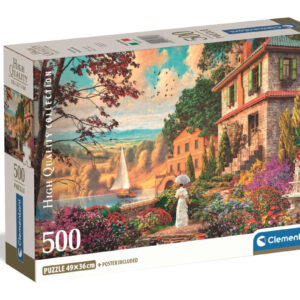 Travel Victorian Promenade Landscape 500-piece Compact puzzle Clementoni