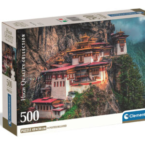 Travel The Tiger's Nest Monastery 500-piece Compact Puzzle Clementoni
