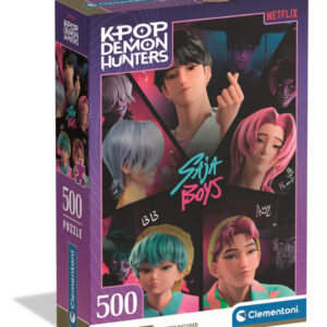 K-pop Demon hunters Saja Boys 500-bitars kompakt pussel Clementoni