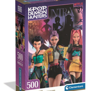 K-pop Demon hunters Night Pulse 500-bitars kompakt pussel Clementoni