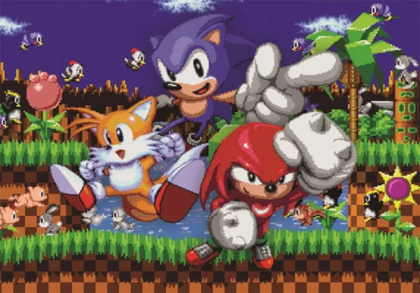 Sonic the Hedgehog 64 Bit 500-bitars pussel Clementoni - Bild 2