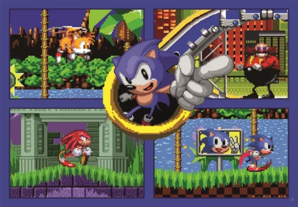 Sonic the Hedgehog Fast 64 Bit 500 bitars pussel Clementoni - Bild 2