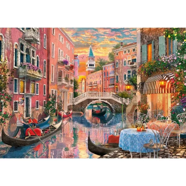 Cities Evening Sunset Venice pussel 6000 bitar Clementoni - Bild 2