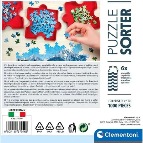 Colour Clementoni pusselsorterare med 6 delar - Bild 4