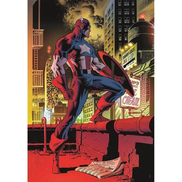 Avengers Captain America 1000-bitars kompakt pussel Clementoni - Bild 2