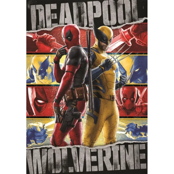 Deadpool Wolverine 1000-bitars kompakt pussel Clementoni - Bild 2