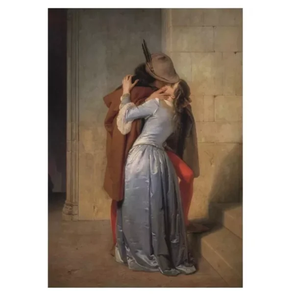 Art Hayez The Kiss 1000-bitars kompakt pussel Clementoni - Bild 2