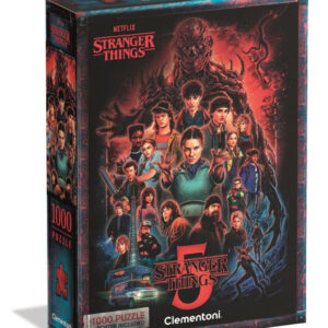 Stranger Things Fight the Darkness 1000-bitars kompakt pussel Clementoni