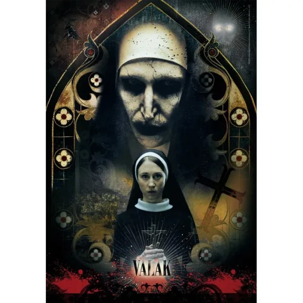 Horror Valak The Nun 1000-bitars kompakt pussel Clementoni - Bild 2