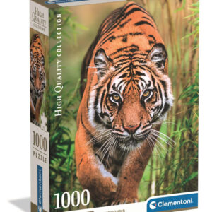 Tiger Hunter's Path 1000 bitars kompakt pussel Clementoni