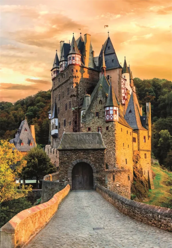 Travel Tyskland Burg Eltz Castle 1000-bitars kompakt pussel Clementoni - Bild 2
