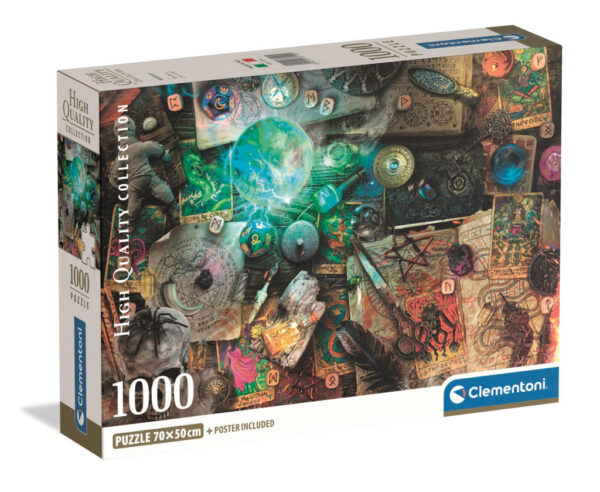 Fantasy Mystical 1000-bitars kompakt pussel Clementoni